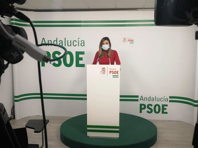 María Márquez, en rueda de prensa.