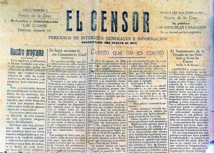 Imagen de la portada de 'El Censor'
