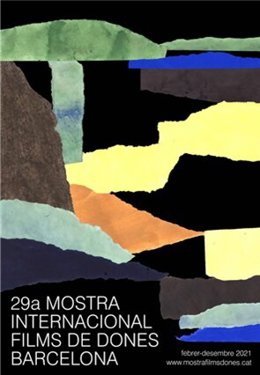 Cartell de l'artista visual Martina Many de la 29a Mostra Internacional de Films de Dones de Barcelona.