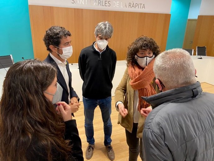 El conseller de Territorio, Dami Calvet, y la consellera de Agricultura, Teresa Jord