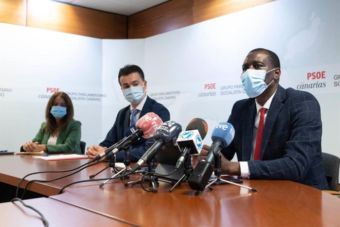 El diputado nacional del PSOE por la provincia de Las Palmas y secretario ejecutivo de Política de Refugiados del PSOE, Luc André Diouf