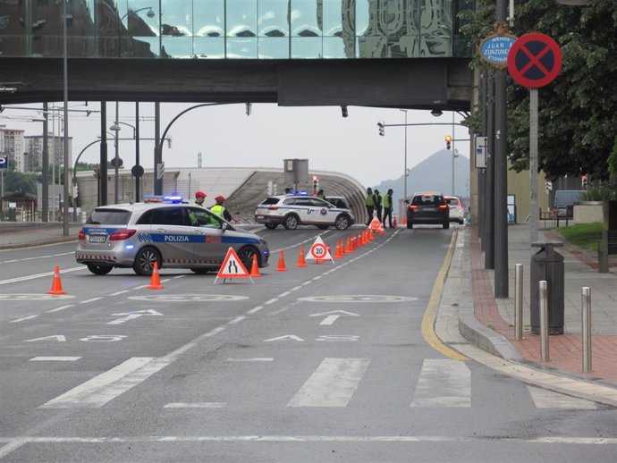 Control de movilidad en Bilbao por la pandemia