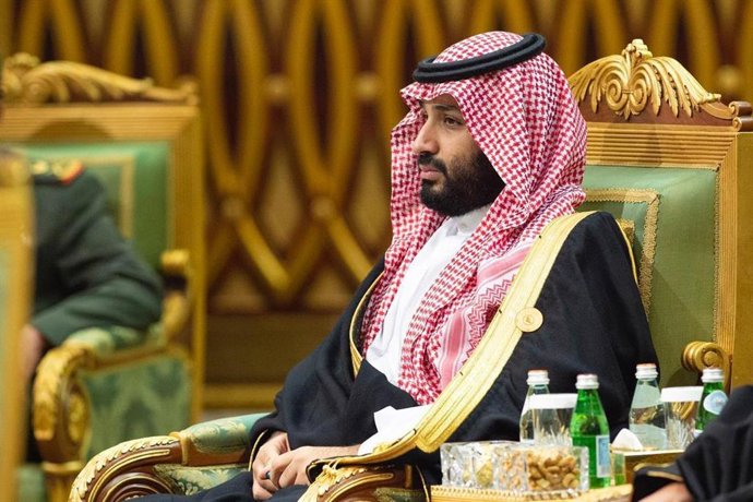El príncipe heredero saudí, Mohamed bin Salmán, en Riad.