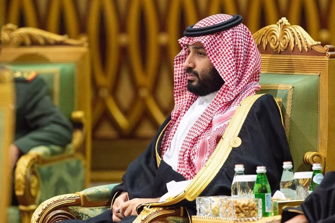 El príncipe heredero saudí, Mohamed bin Salmán, en Riad