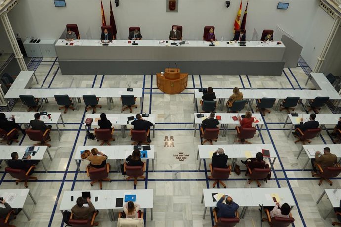 Pleno de la Asamblea regional de Murcia
