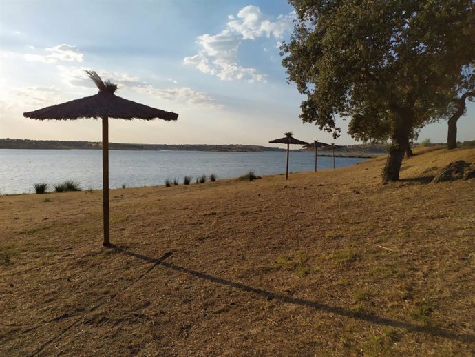 Playa de La Colada, en el término municipal de El Viso, en una imagen de archivo.