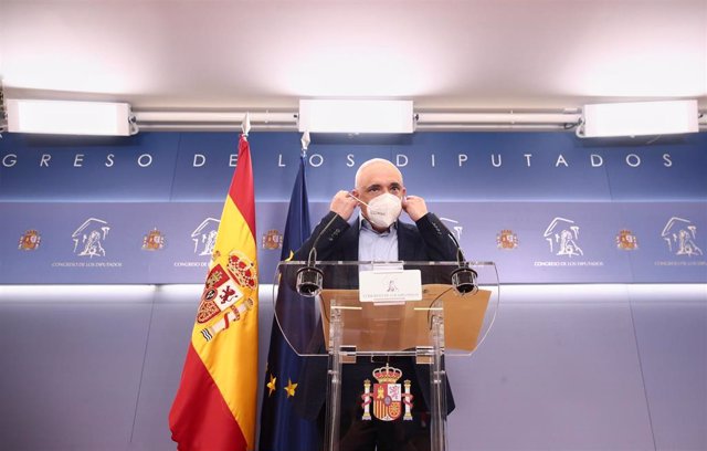 El secretario general del grupo socialista en el Congreso, Rafael Simancas