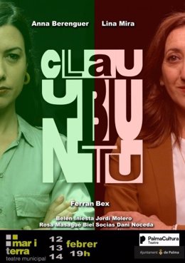 Cartel de la obra teatral 'Clau Ubuntu' que se estrenará este fin de semana en el Teatre Mar i Terra de Palma.