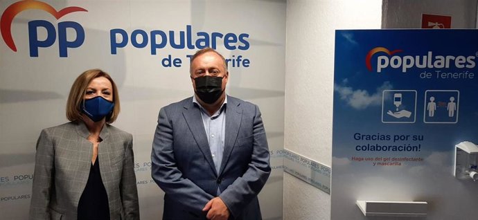 Los diputados del PP Ana Zurita y Sebastián Ledesma