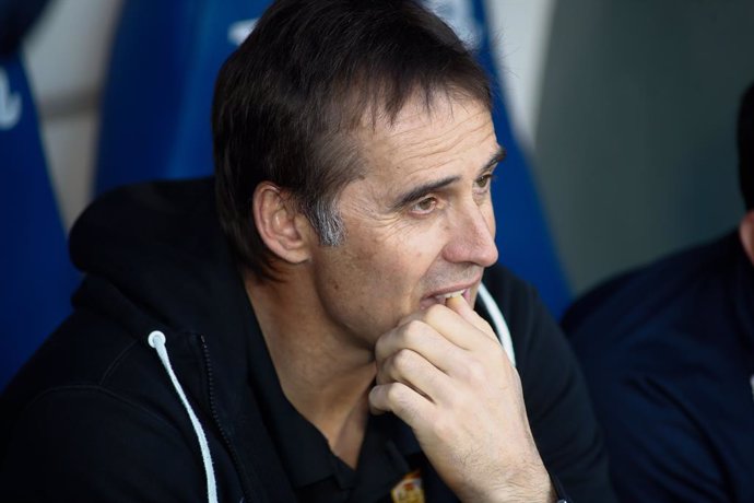 El entrenador del Sevilla, Julen Lopetegui.