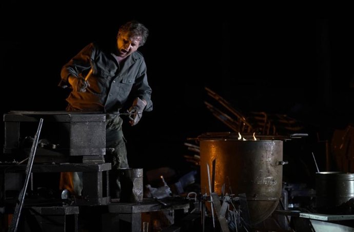 Escena de la ópera 'Sigfried' en el Teatro Real