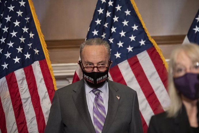 El líder de la mayoría demócrata en el Senado de EEUU, Chuck Schumer.