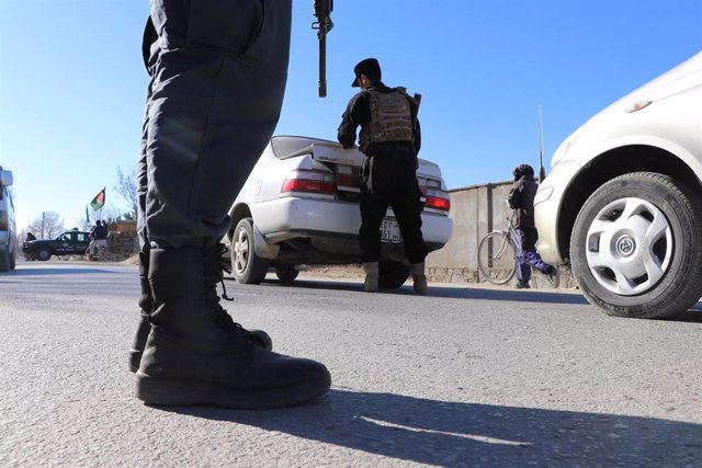 Control de la Policía en Afganistán