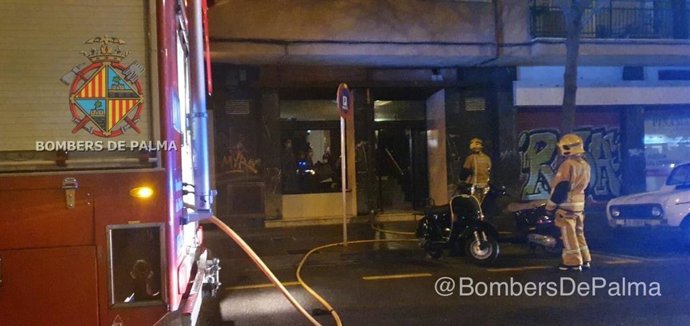 Incendio en la calle Alfons el Magnnim.
