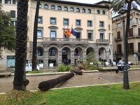 Cierran el acceso peatonal a Passeig Sagrera y Dalt Murada por la alerta por viento en Palma