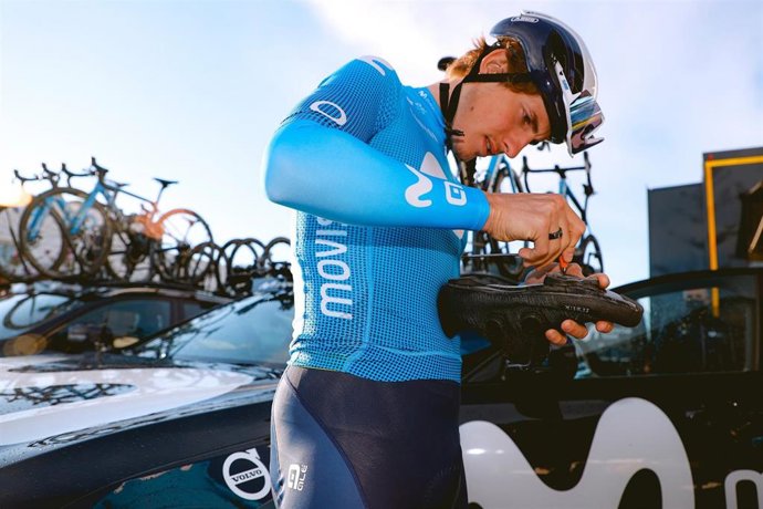 Iván García Cortina. 2021 Movistar Team Training Camp, Almería. 10.1.2021.