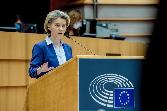 Ursula Von der Leyen al Parlament Europeu