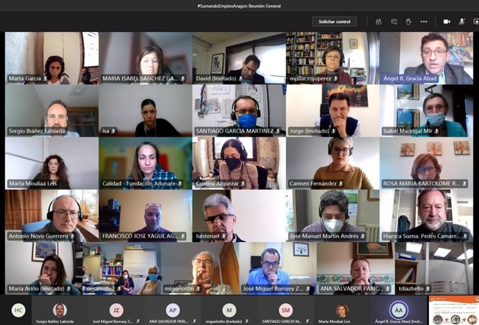 Dpt. Ndp Reunión De Sumando Empleo Aragón