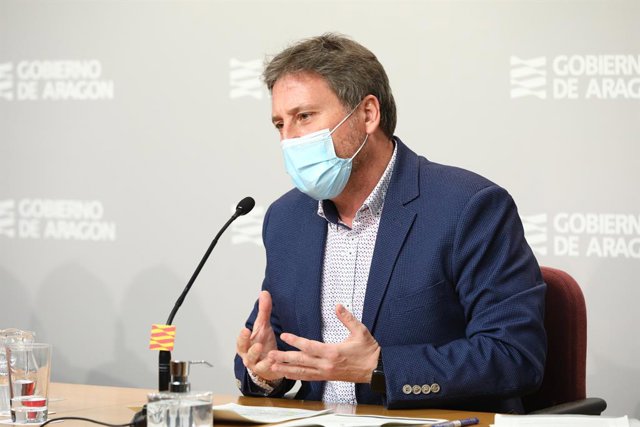 El consejero de Vertebración del Territorio, Movilidad y Vivienda del Gobierno de Aragón, José Luis Soro.