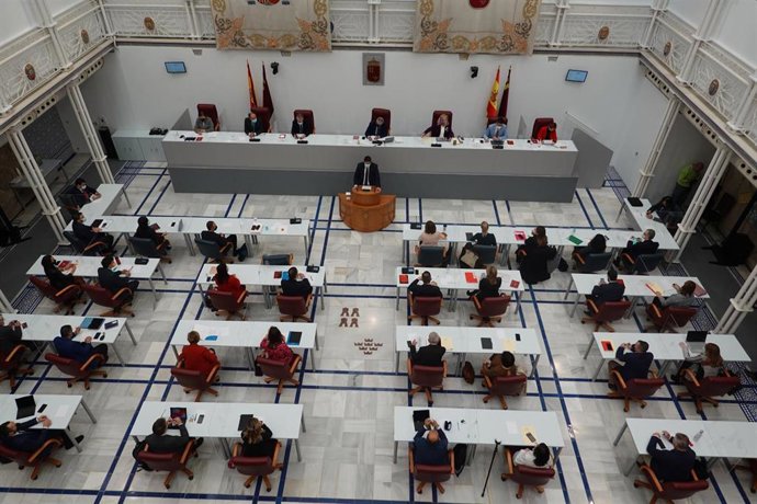 Imagen del desarrollo del Pleno de la Asamblea