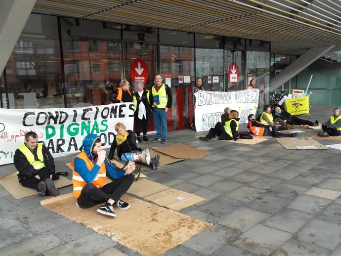 Ongi etorri organizado en Bilbao en 2018 en homenaje a los presos de ETA