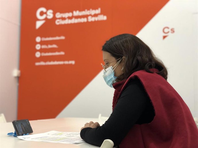 La concejal de Cs en el Ayuntamiento de Sevilla Amelia Velázquez