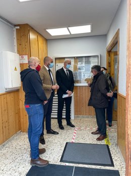 Visita de la Junta al Centro de Participación Activa de Atarfe (Granada)