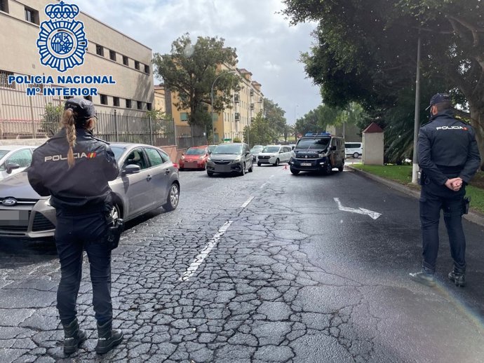 Dispositivo policial en el entorno del Pancho Camurria