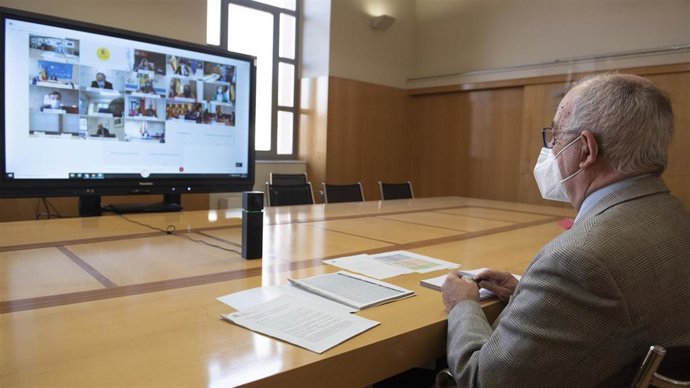 El consejero de Educación, Pedro Uruñuela