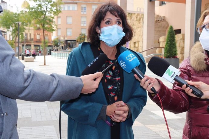 La secretaria general de Podemos Andalucía, Martina Velarde, en una imagen de archivo.