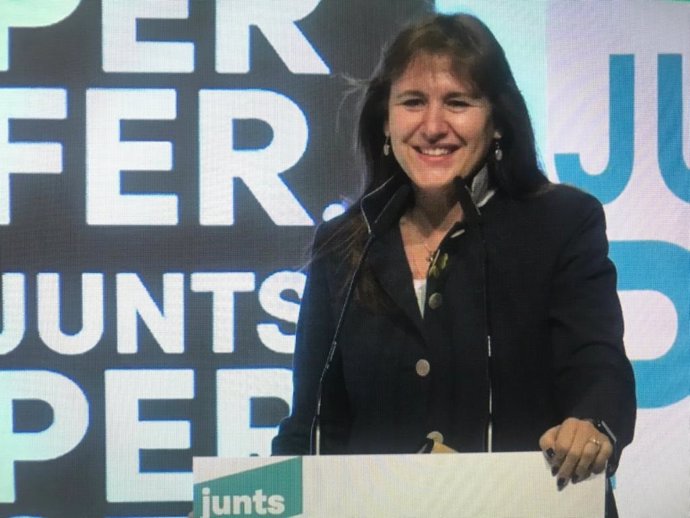 La candidata de Junts a les eleccions, Laura Borrs