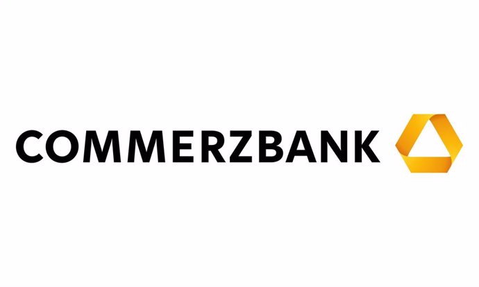 Logo del banco alemán Commerzbank.