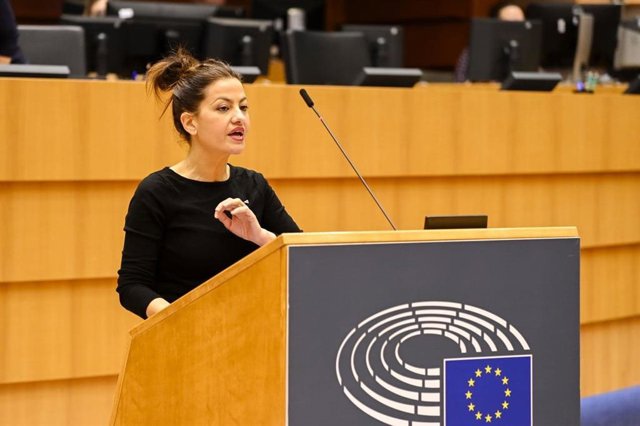 La eurodiputada Sira Rego, de Izquierda Unida