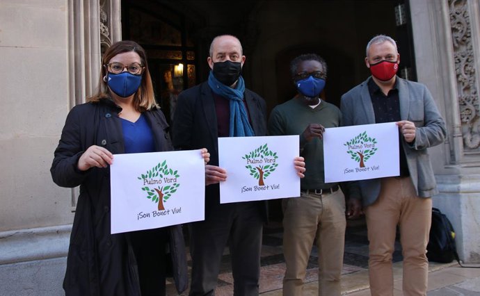 Representantes de MÉS per Mallorca y MÉS per Marratxí reivindican el uso público del aeródromo de Son Bonet.