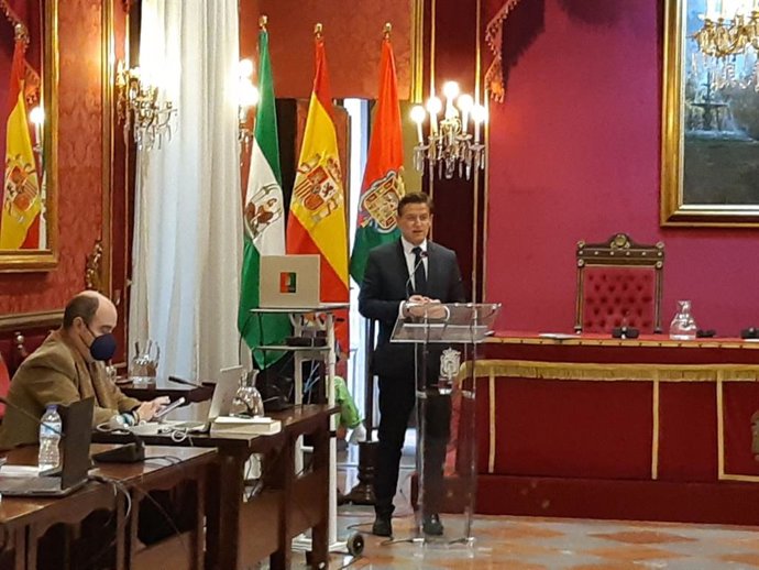 El alcalde de Granada, Luis Salvador, en el Debate del Estado de la Ciudad