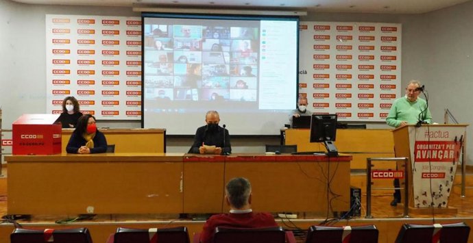 Elección de Juan Cruz como nuevo secretario general de CCOO PV de forma transitoria hasta el Congreso Confederal en julio.