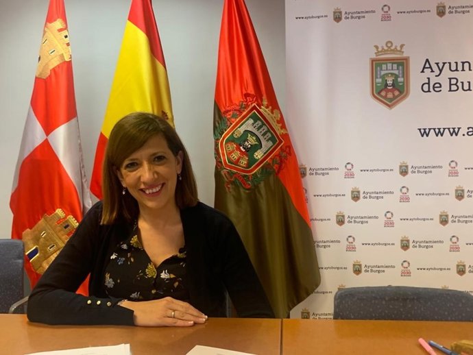 Nuria Barrio, coportavoz del equipo de Gobierno local del Ayuntamiento de Burgos.