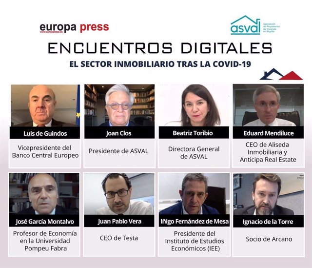 Encuentros digitales Europa Press. El sector inmobiliario tras la Covid-19