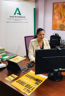 La asesora de programa del IAM en Huelva, María Martín.
