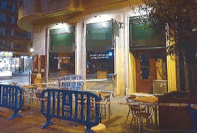 Alunizaje en un establecimiento de Pamplona