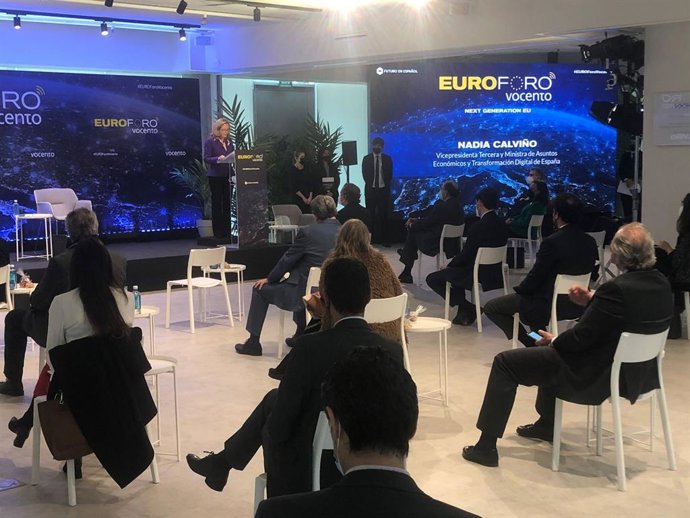 La vicepresidenta tercera, Nadia Calviño