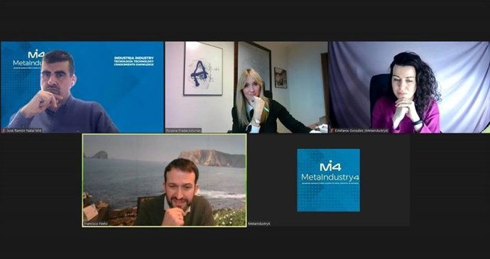Reunión de la directora general de Industria, Rosana Prada, ha mantenido esta mañana con representantes de MetaIndustria4.