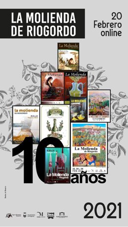 Cartel de la Molienda online de 2021 por la pandemia