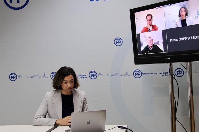 La portavoz del PP en el Ayuntamiento, Claudia Alonso,