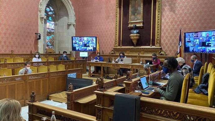Pleno del Consell de Mallorca de este jueves.