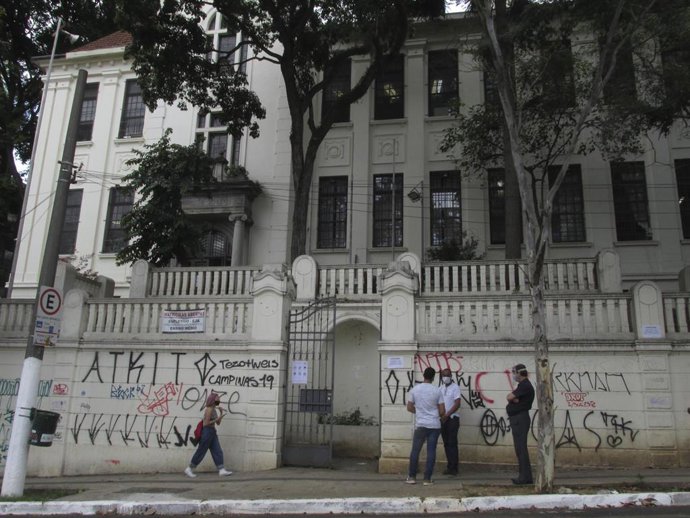 Imagen de archivo de estudiantes en Sao Paulo.
