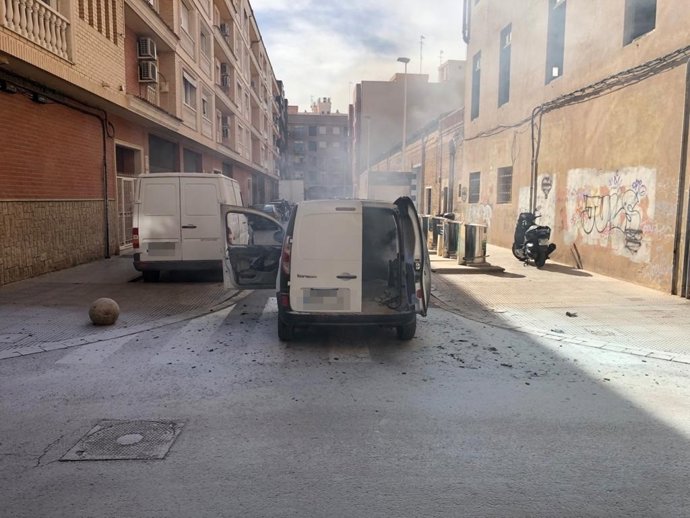 Np Incendio Furgoneta Alboraya