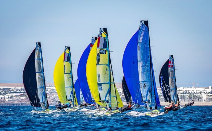 Lanzarote sede de la regata de clasificación olímpica europea y africana de vela