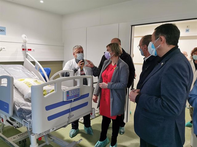 La consellera Alba Vergés, en anexo al Hospital Arnau de Vilanova de Lleida