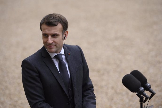 El presidente de Francia, Emmanuel Macron